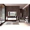 Castello Usa Nile 60" Wall Mounted White Vanity With Black Top And Brushed Nickel Handles CB-MC-60W-BN-2053-BL - alternate 8